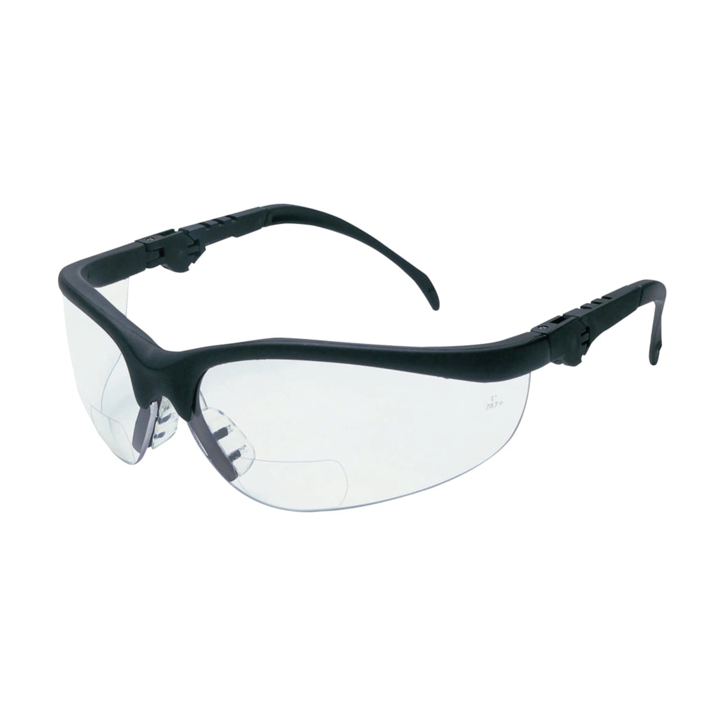 Safety Glass - Crews Klondike Plus Readers, Black Frame, +1.5 Clear Lens