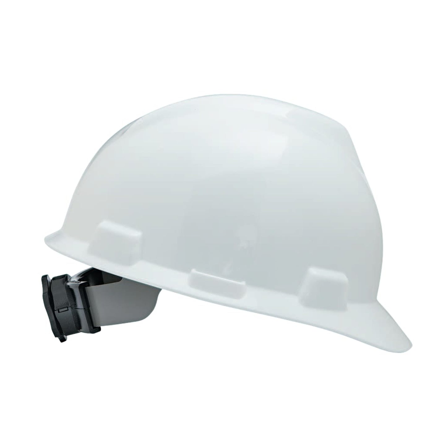MSA V-guard Hardhat - Slotted With Fastrac Ratchet Suspension, Non-vented, White