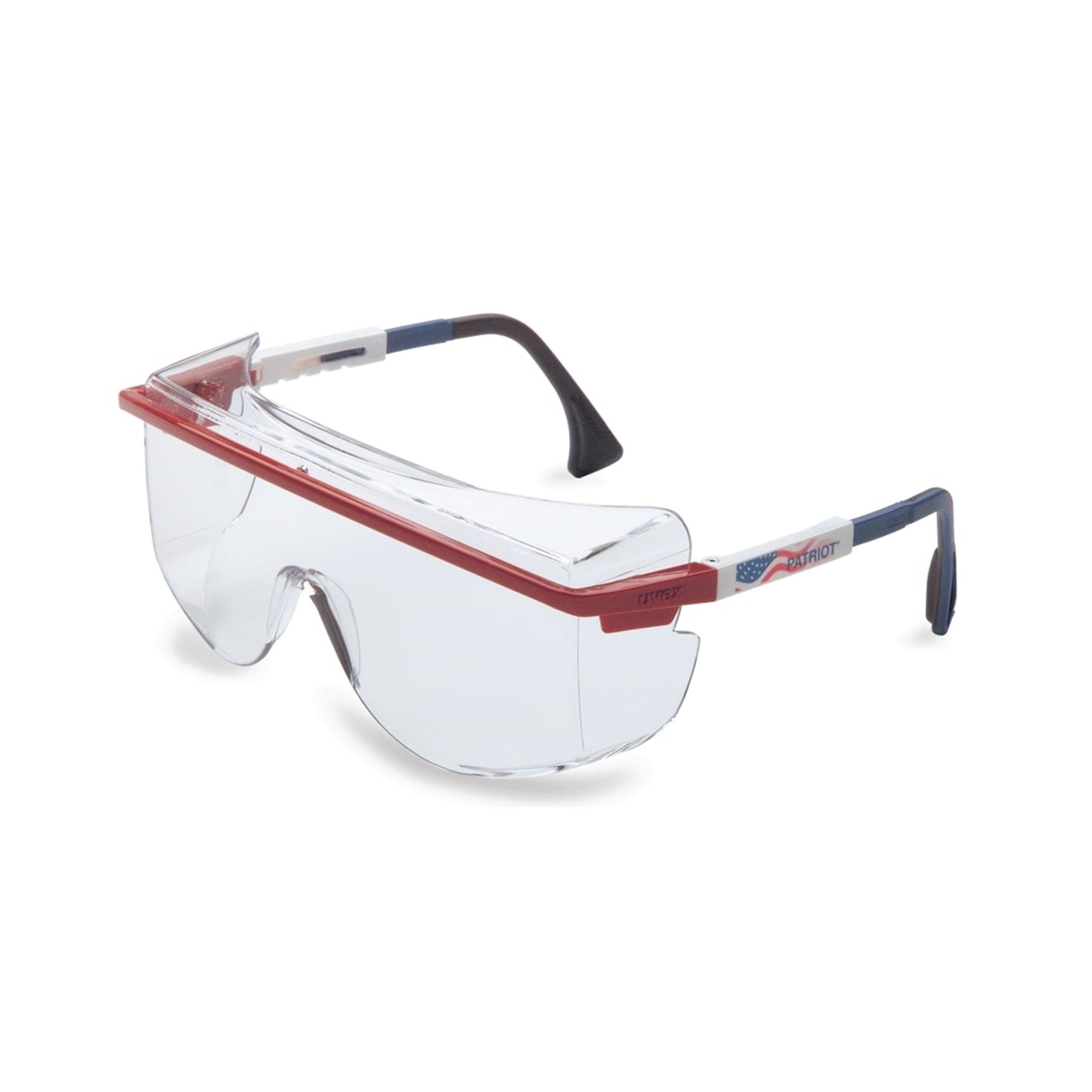 Uvex Astrospec Otg Patriot With Clear 4c+ Coated Lens - CASE OF 100