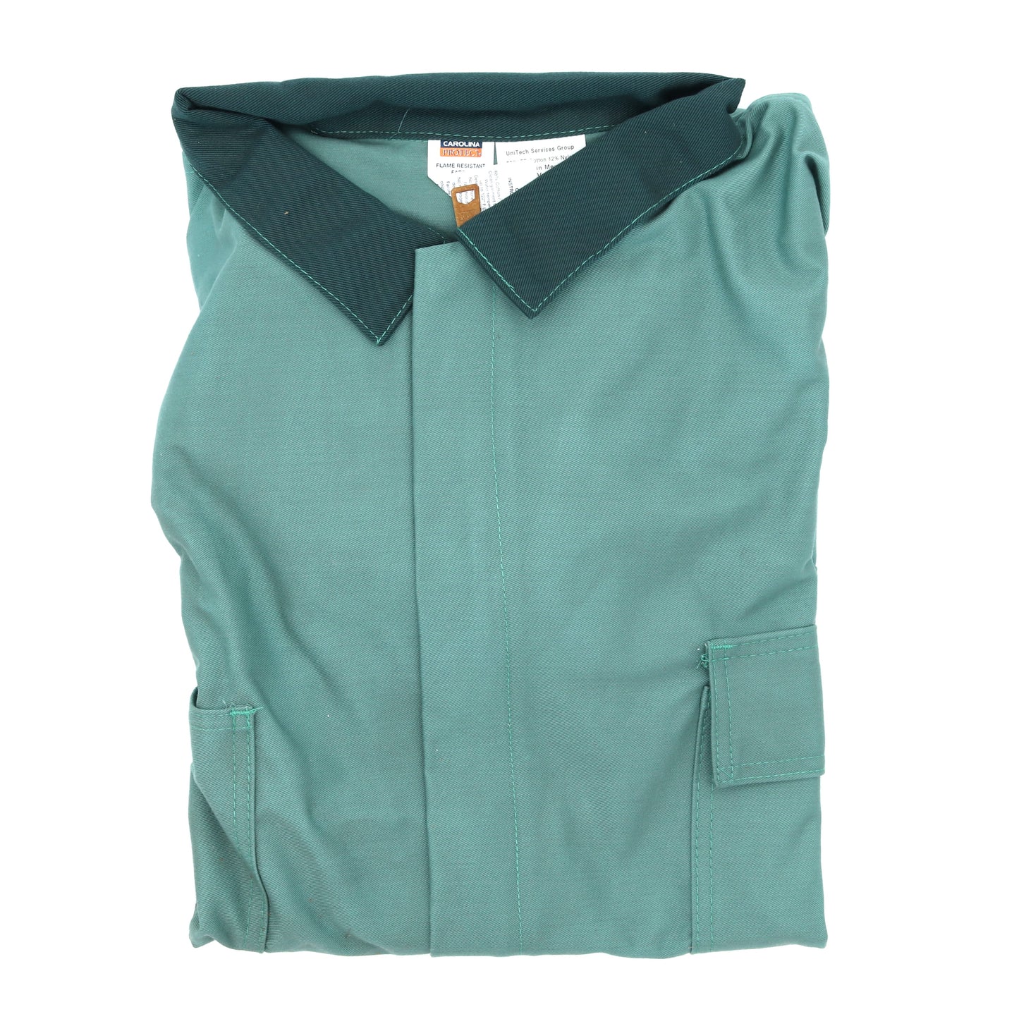 Flame-Resistant Coverall – Green - CASE OF 20