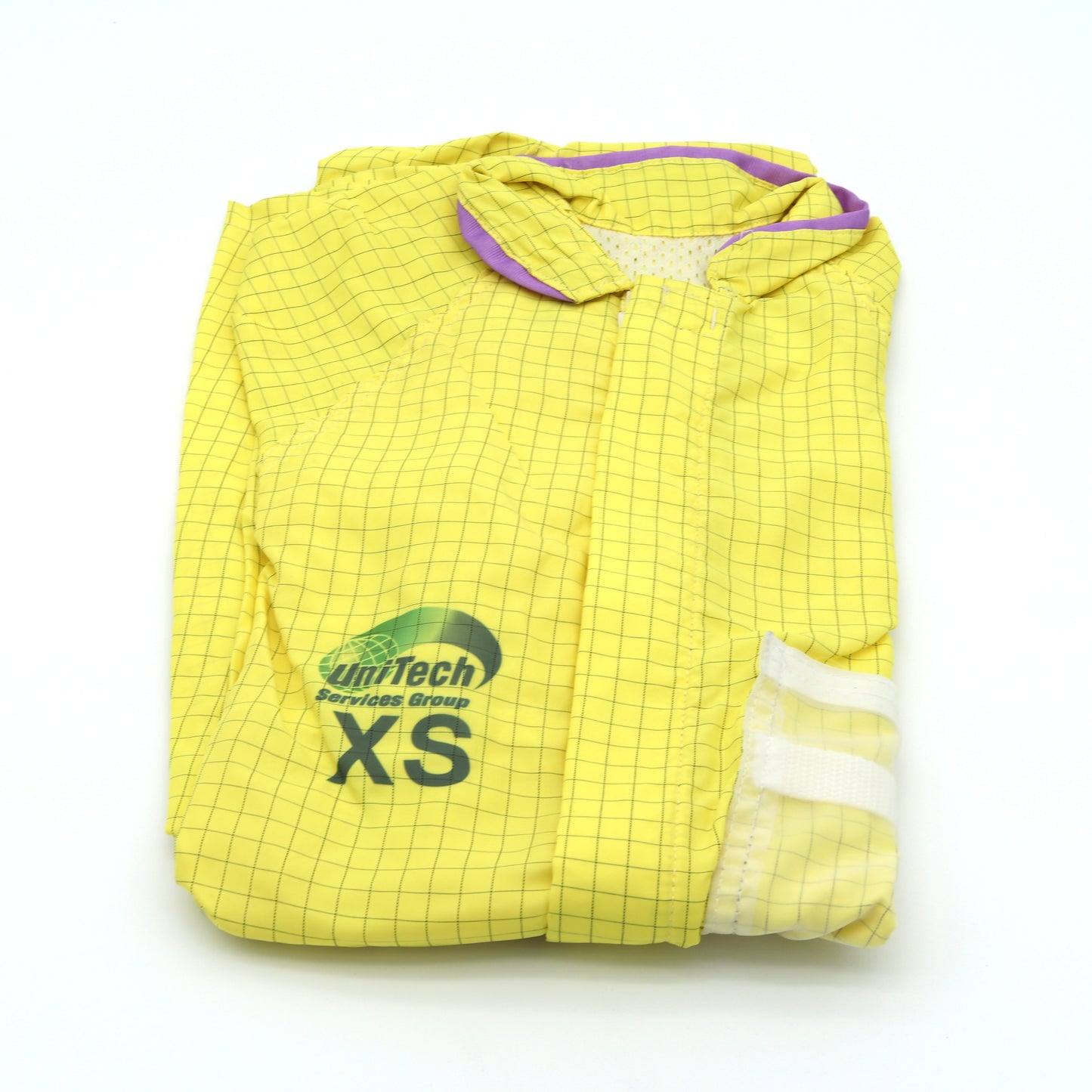 Coverall - Protech - Yellow - Knit Wrist Cuff - Open Ankle - Non-metallic Zipper - CASE OF 40