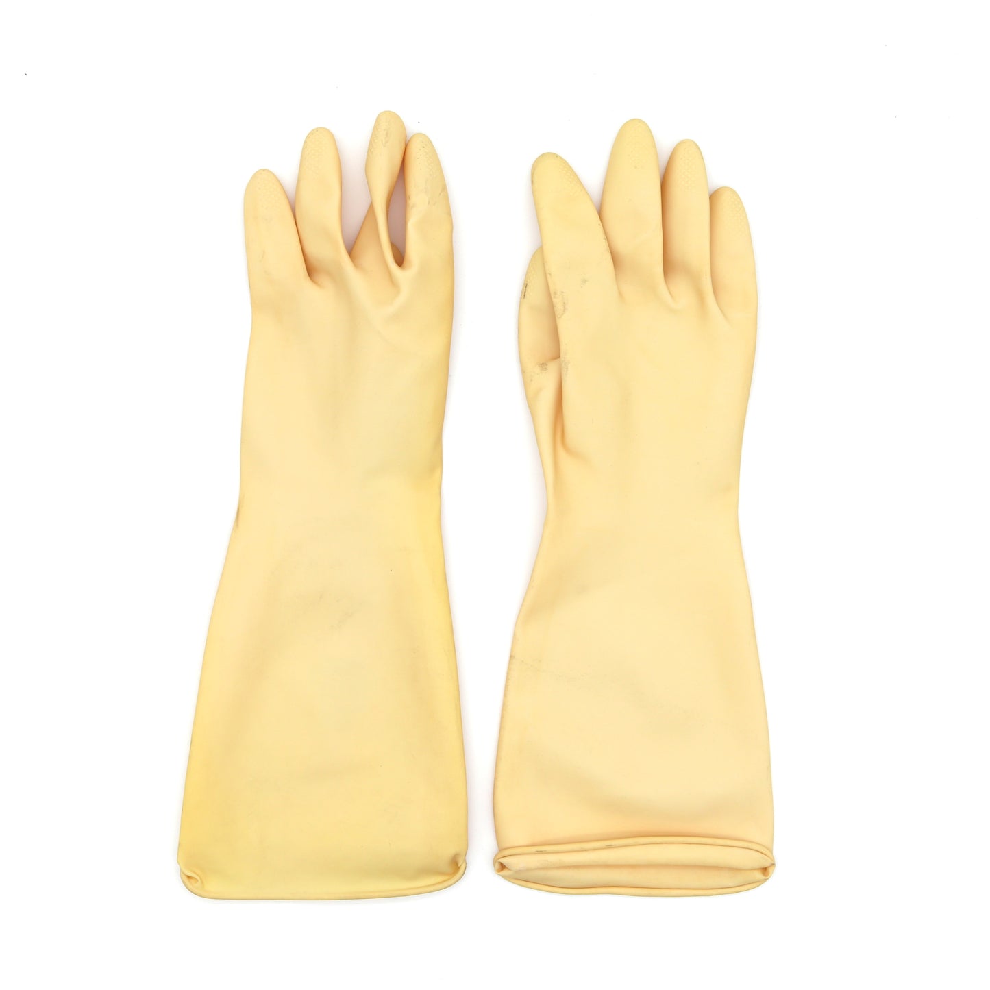 15in Rubber Glove - 18mil - Ivory - With Unitech Logo Stamped In Red  - CASE OF 100