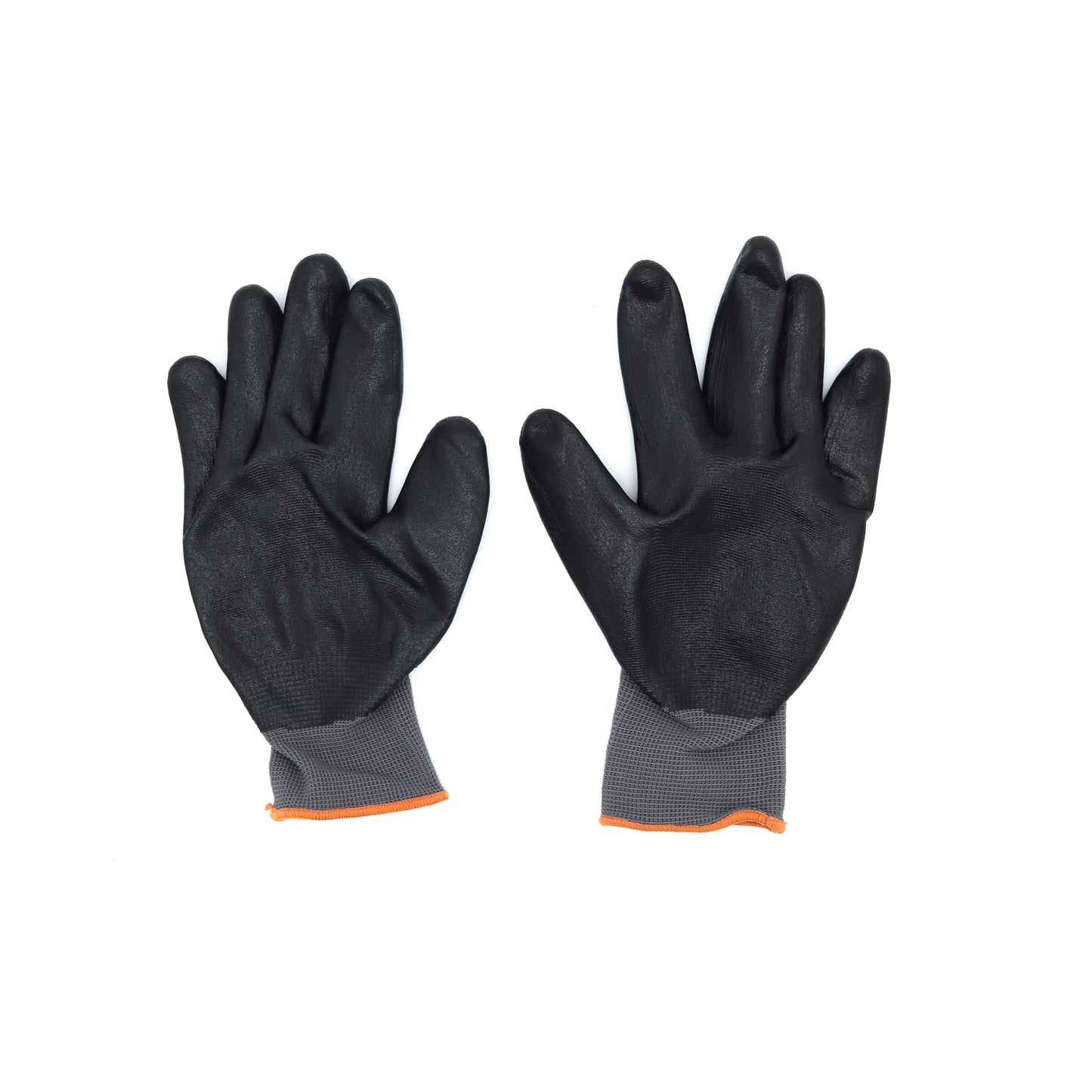 GripTech-CR Glove - Gray 13 Gauge Polyester Knit Liner with Black Micro-Nitrile Dip - CASE OF 100 PAIRS