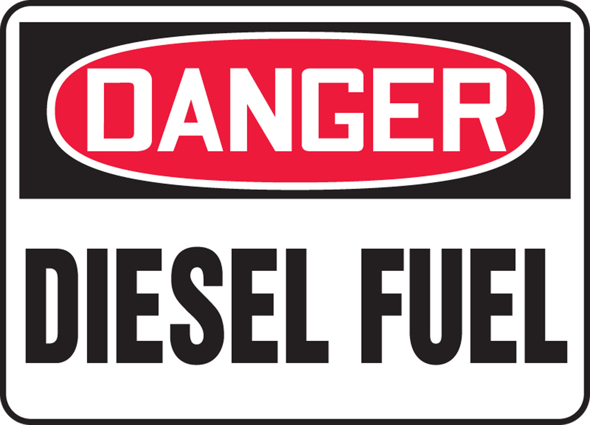 Safety Sign - DANGER DIESEL FUEL