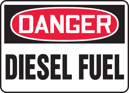 Safety Sign - DANGER DIESEL FUEL