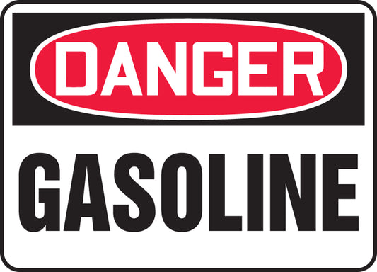 Safety Sign - DANGER GASOLINE