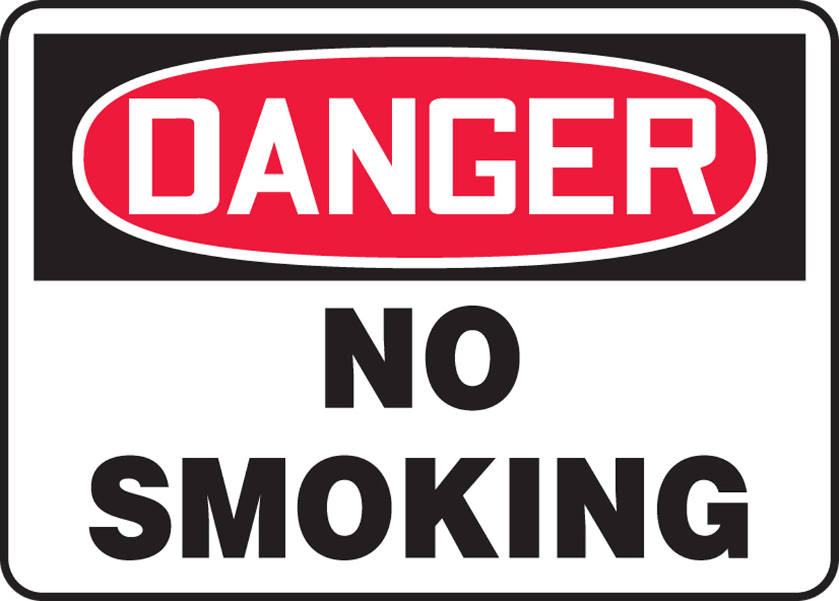 Safety Sign - DANGER NO SMOKING