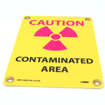 Sign 12in X 9in: Caution/ Contaminated Area