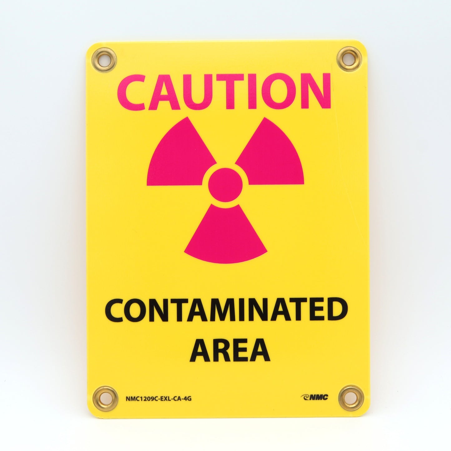 Sign 12in X 9in: Caution/ Contaminated Area