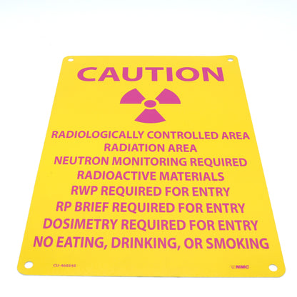 Sign 18in H X: Caution