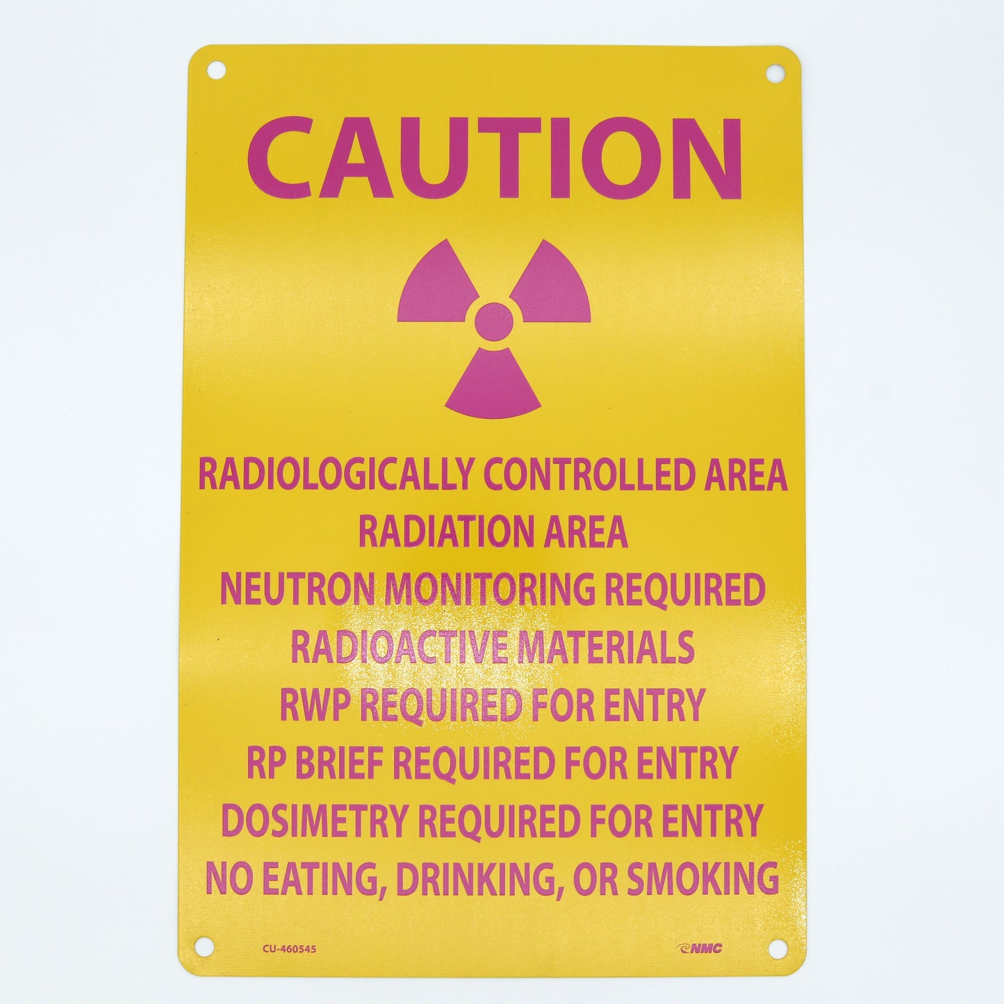 Sign 18in H X: Caution