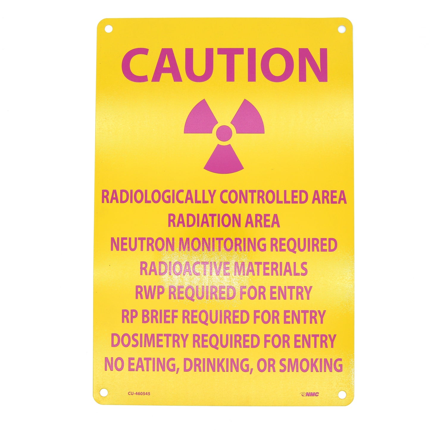 Sign 18in H X: Caution