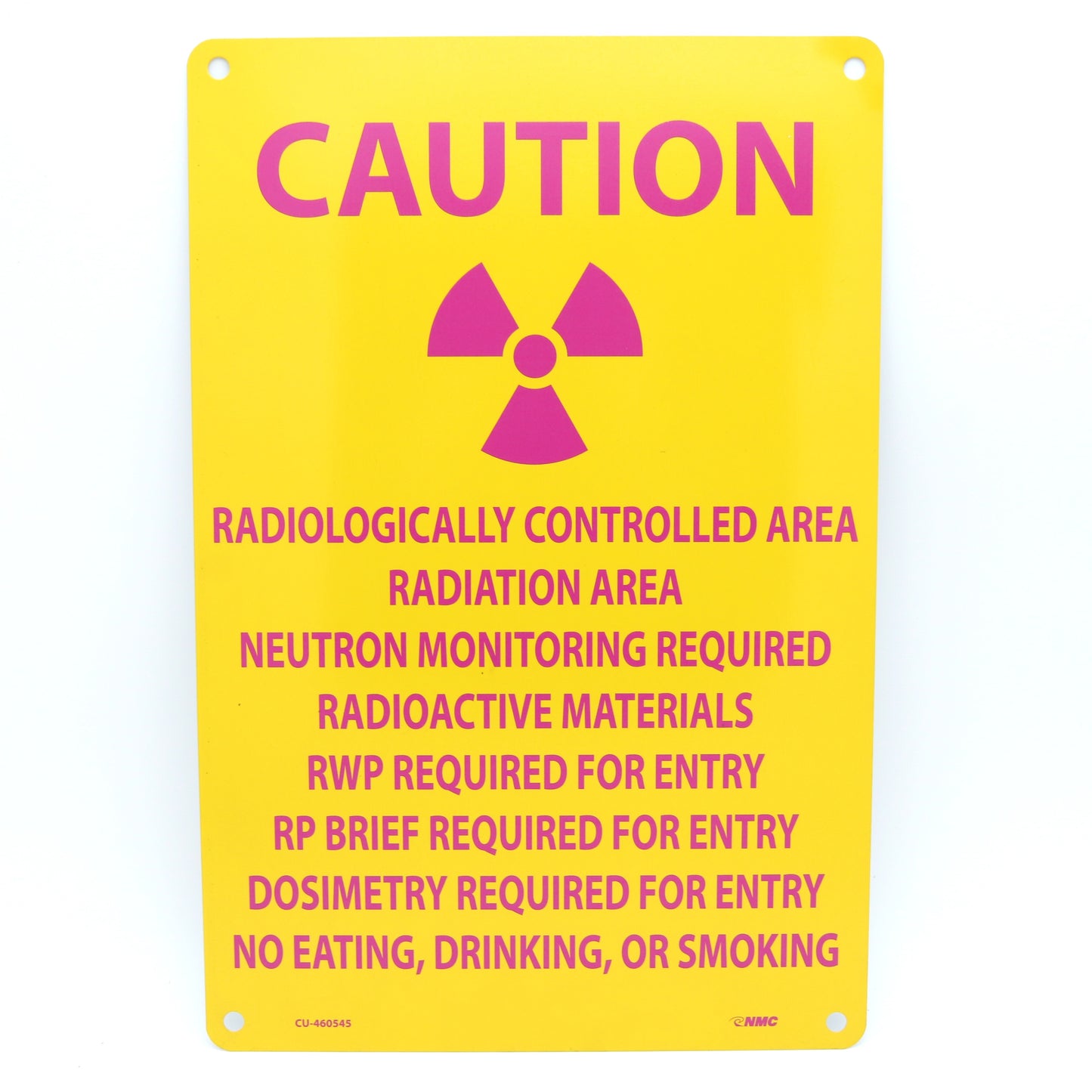 Sign 18in H X: Caution