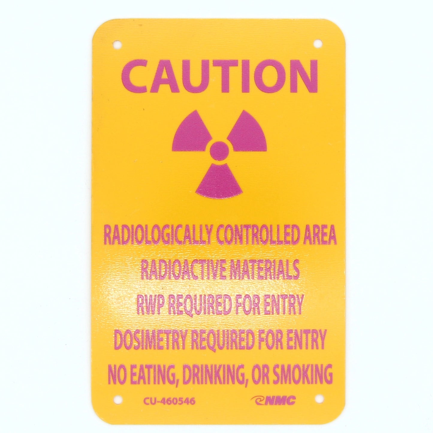 Sign 8in H X: Caution