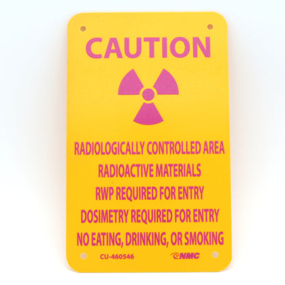Sign 8in H X: Caution