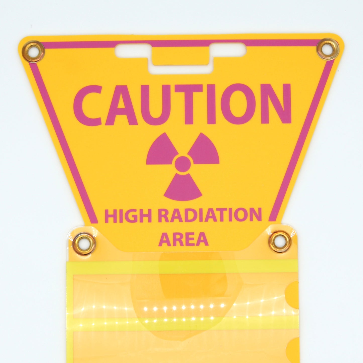 3-Pocket Triangle Sign: High Radiation Area