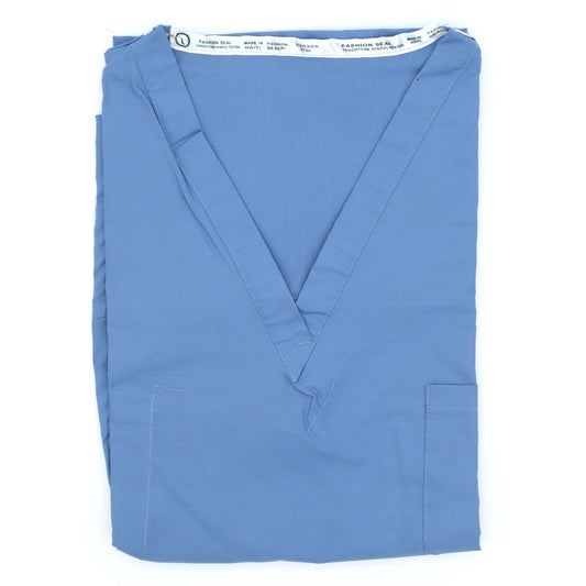 Innerall Scrub Shirt - Short Sleeve - Ceil Blue - Poly/Cotton Blend - CASE OF 36