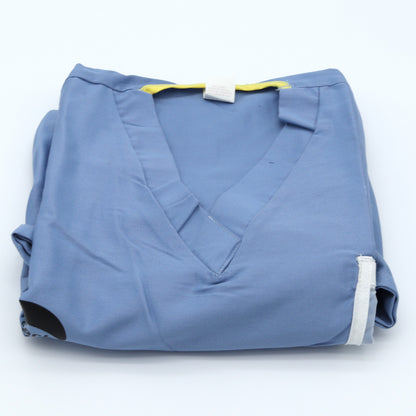 Innerall Scrub Shirt - Short Sleeve - Navy Blue - 100% Cotton - CASE OF 36
