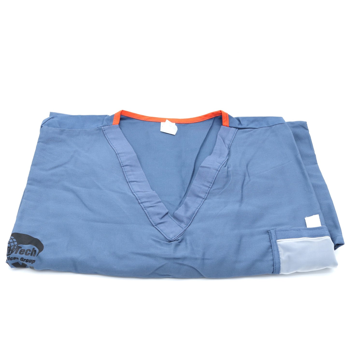 Innerall Scrub Shirt - Long Sleeve - Postman Blue - 100% Cotton - CASE OF 50