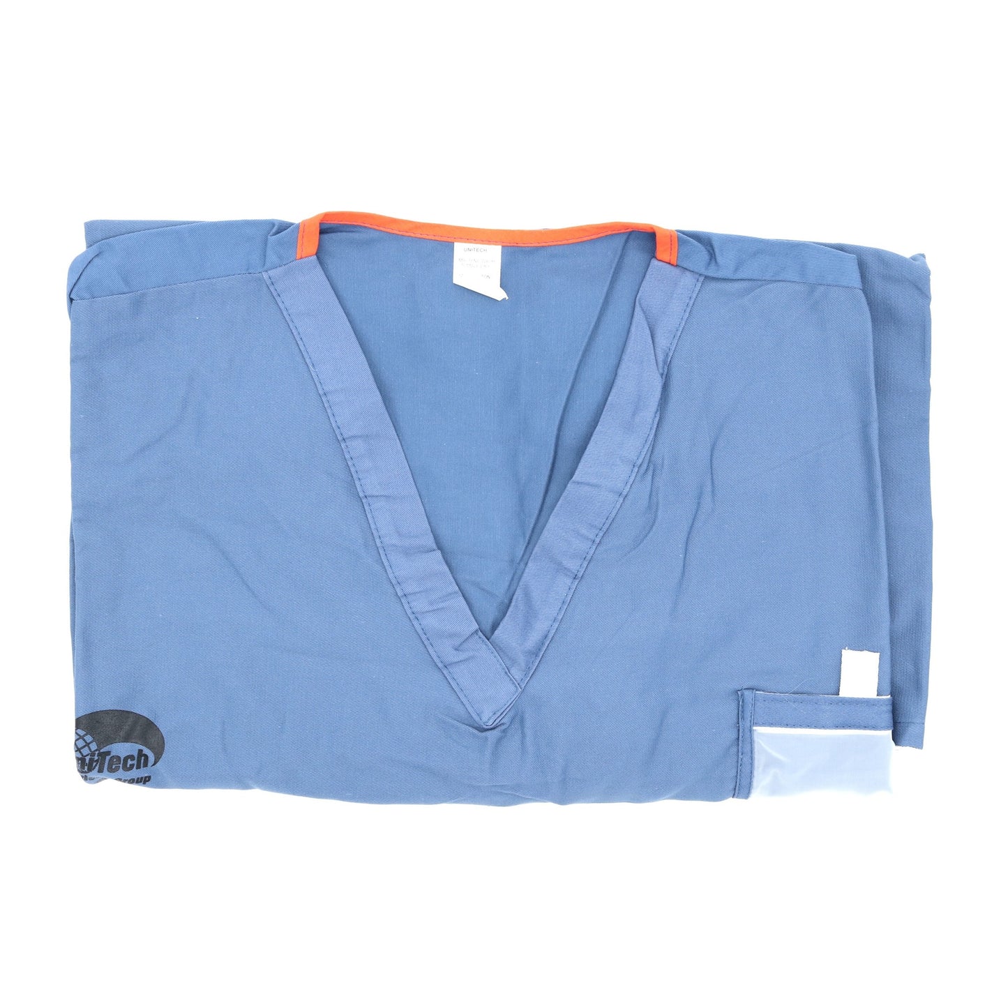 Innerall Scrub Shirt - Long Sleeve - Postman Blue - 100% Cotton - CASE OF 50