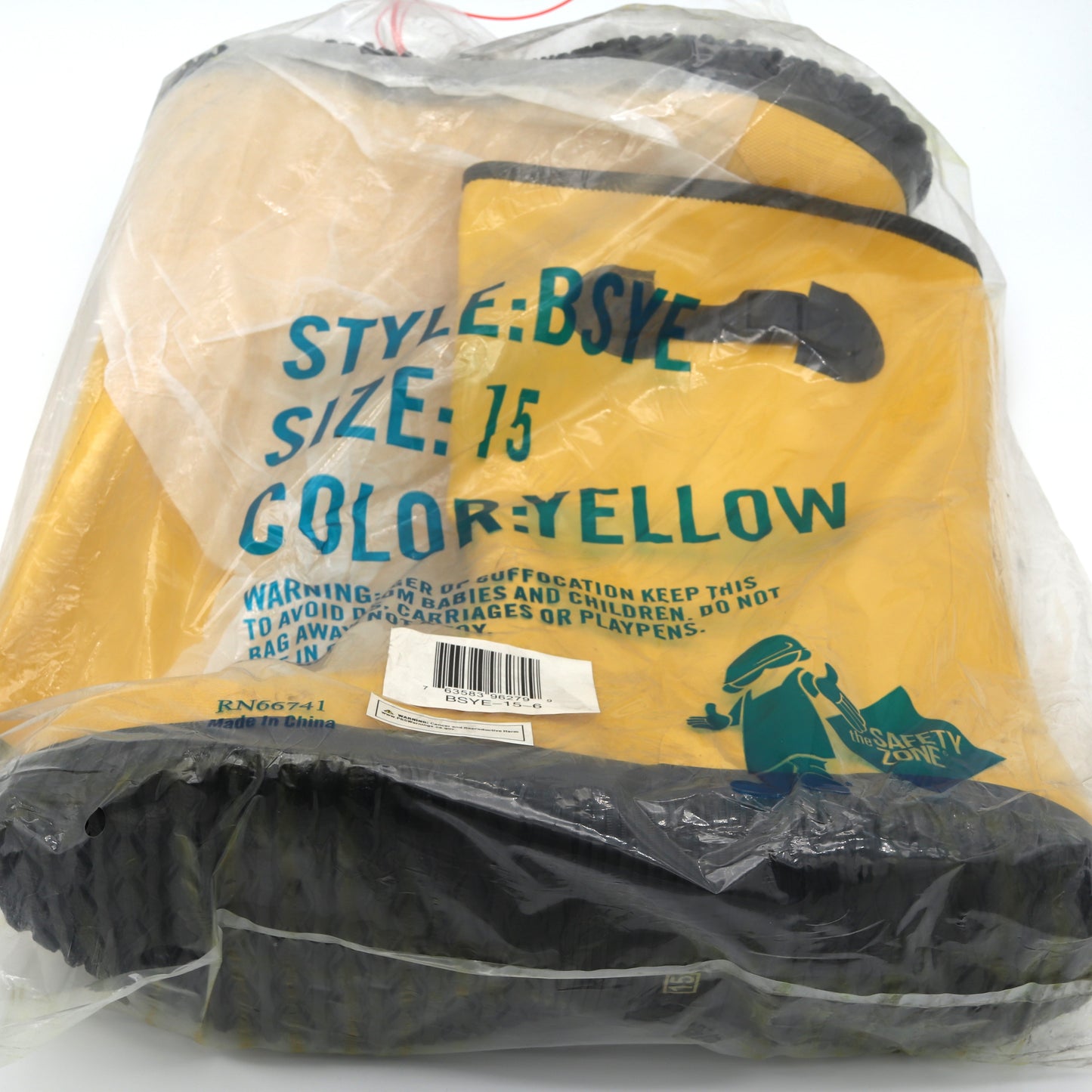 Rubber Slicker Boot - 18in - Yellow