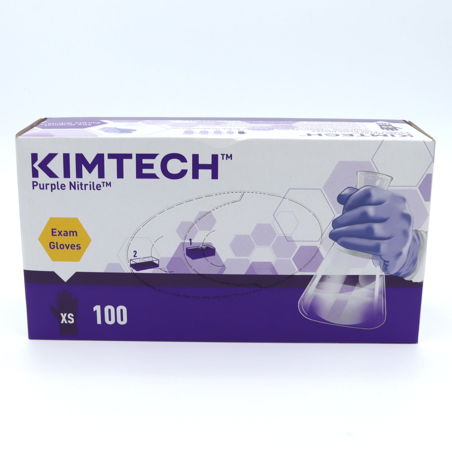 KIMTECH Purple 9.5in Nitrile Medical Exam Glove