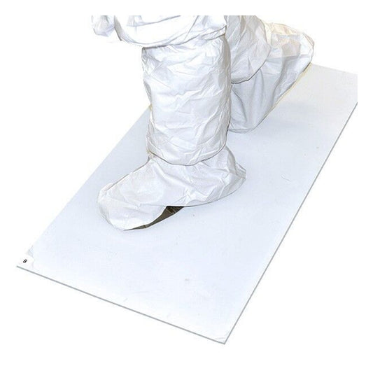 18 X 36in Tacky Mat - Polyethylene Film, Numbered Tabs/sheet, White