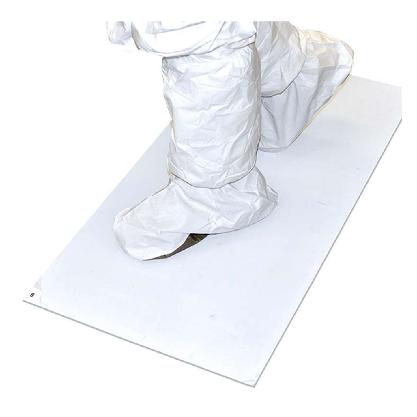 Tacky Mat 24in X 36in - Polyehtylene Film, Numbered Tabs/sheet, White