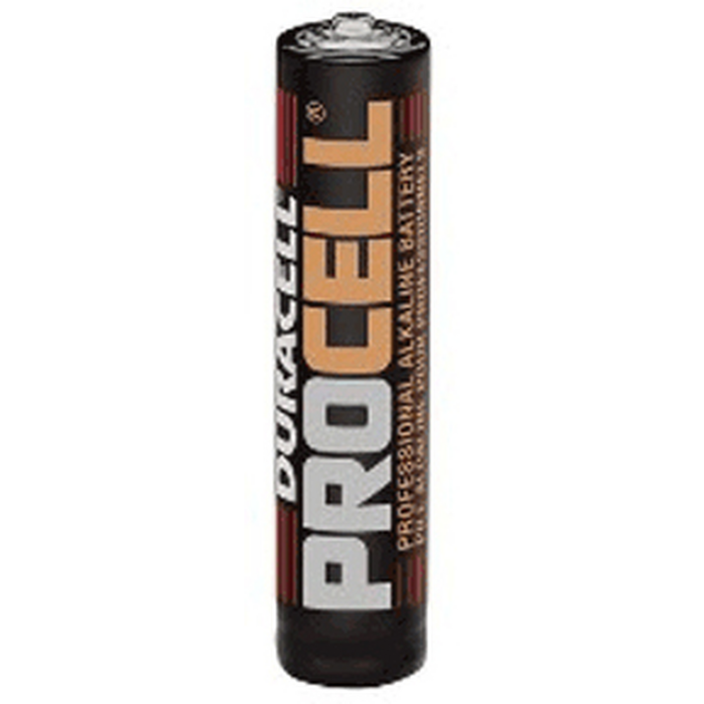 Duracell Procell battery on a white background