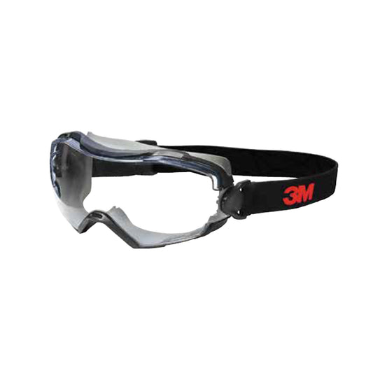 3M Gogglegear 6000 Series - Gray Shroud - Clear Antifog And Antiscratch  - CASE OF 10