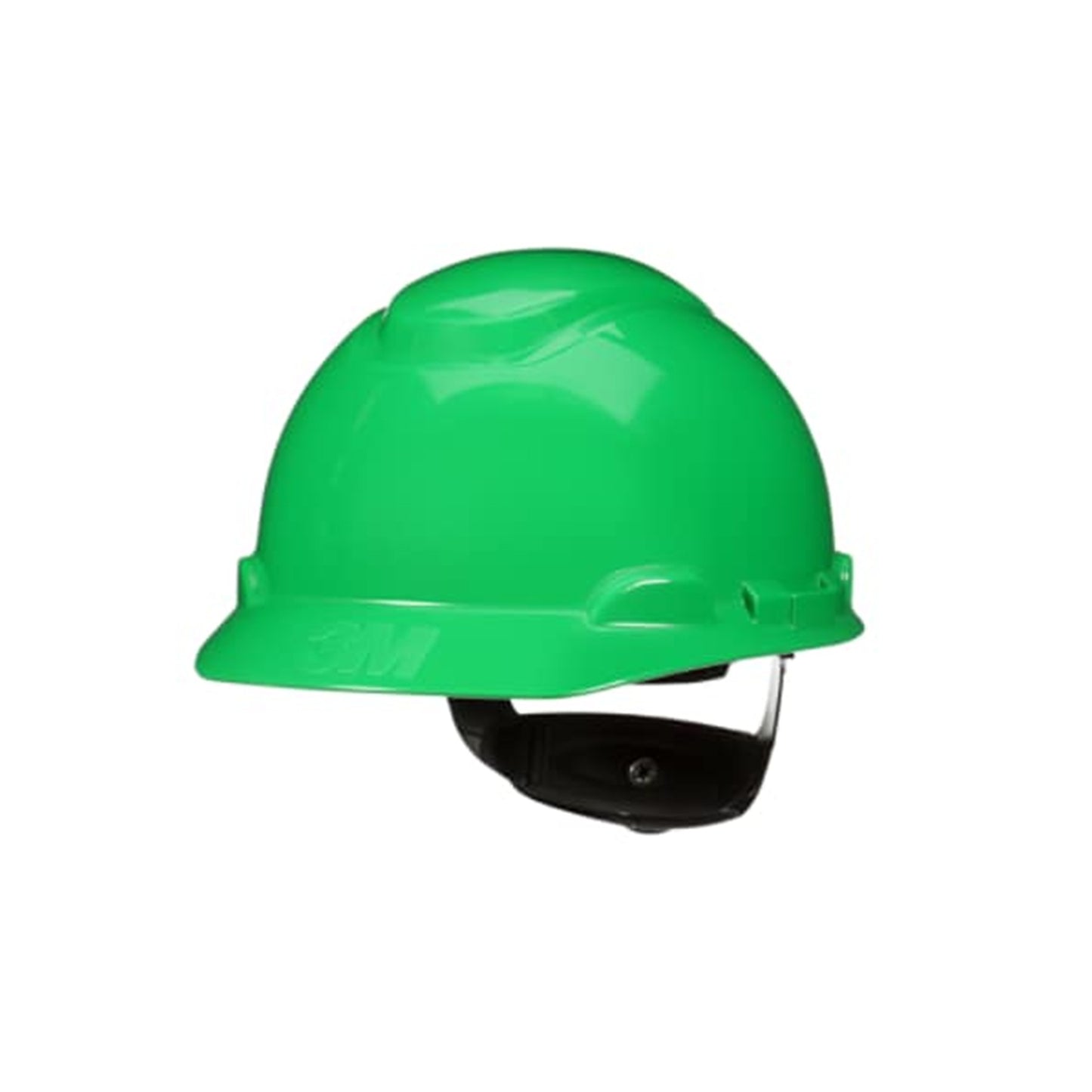 3M Securefit Hard Hat - 4-point Pressure Diffusion Ratchet Suspension, With Uvicator, Green - CASE OF 20