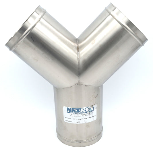 Metal duct connector with 'NPSRA' branding on a white background