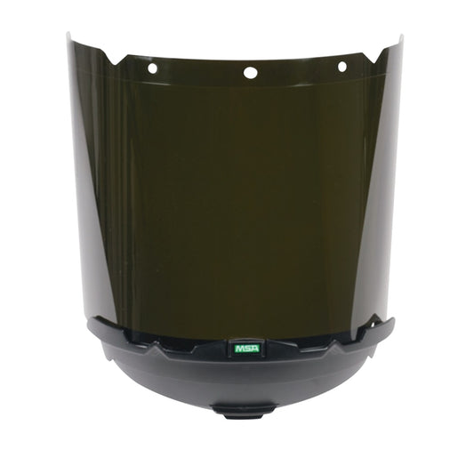 MSA V-gard Shade 5 - Polycarbonate Welding/cutting/brazing Visors, Green, 9.25in X 17in X .098in