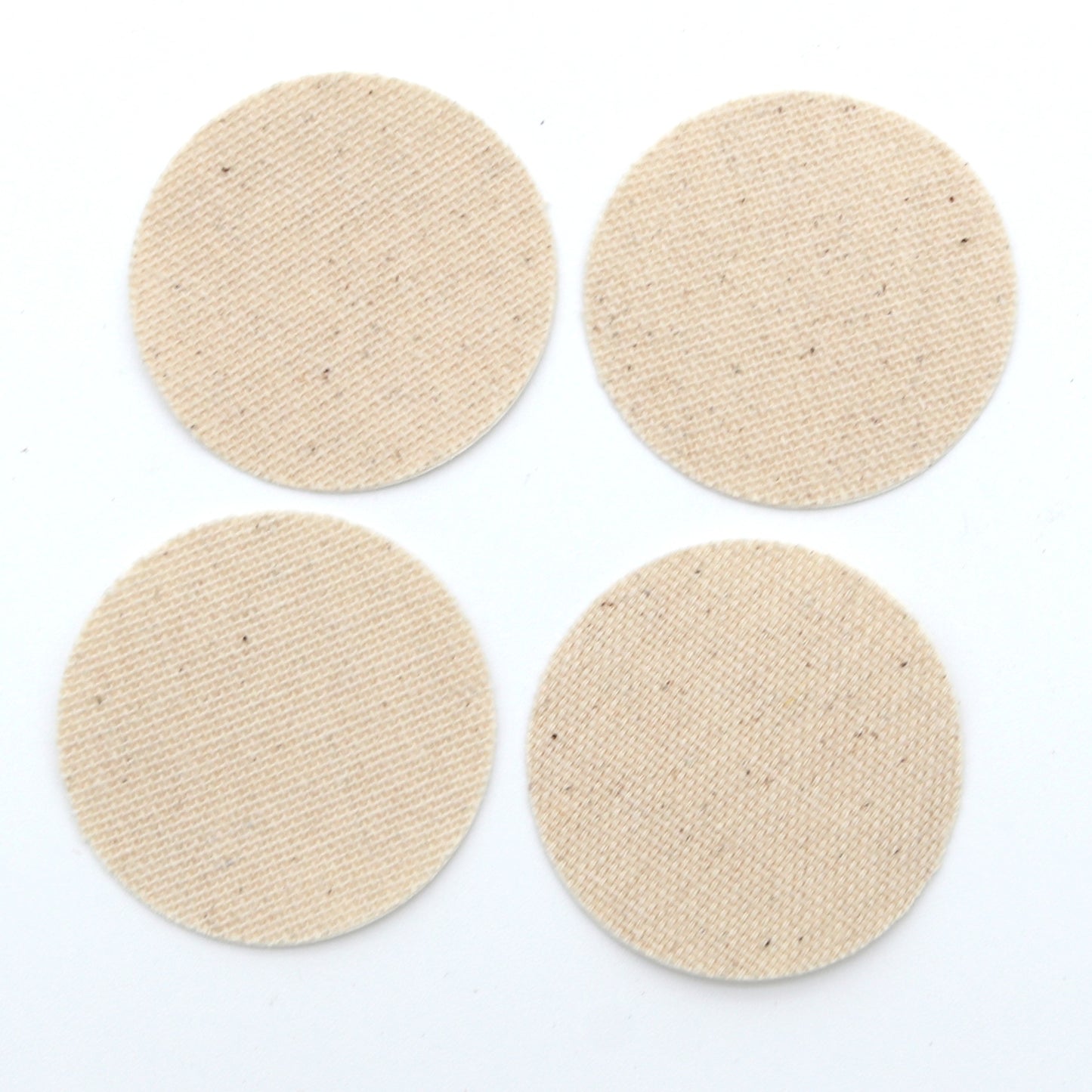 Smear - Cotton Natural Duck - 1.75in Diameter