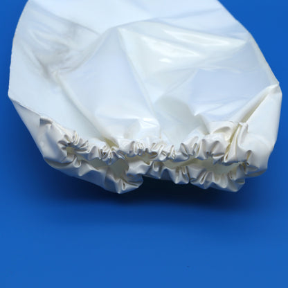 White cover on a blue background