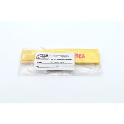 Packaged product with a label on a white background