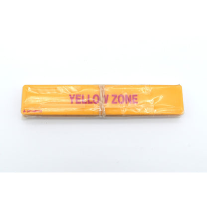 Packaged product with 'Yellow Zone' branding on a white background