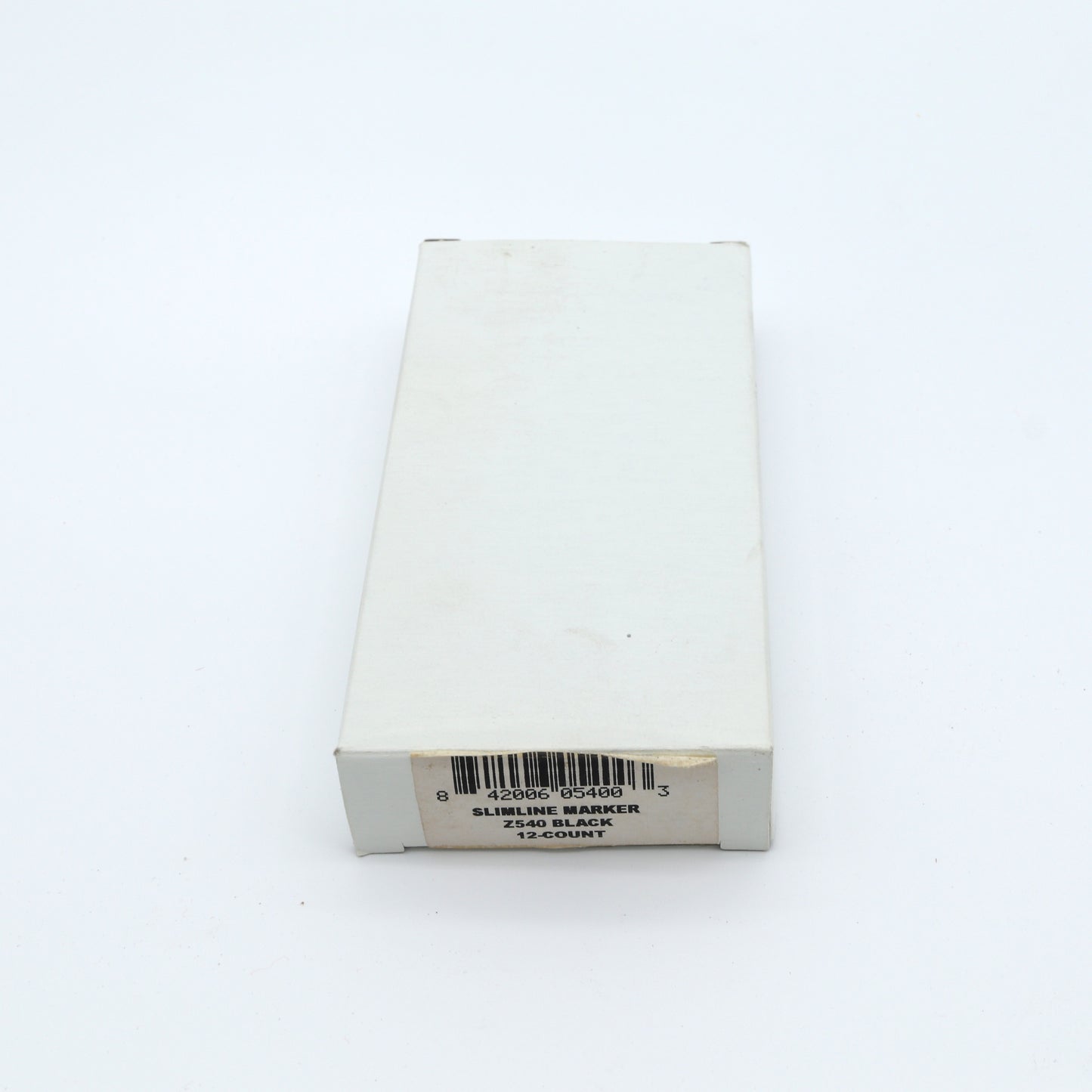 Box of Slimline markers on a white background