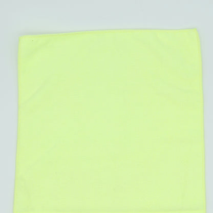 Light green fabric on a light gray background