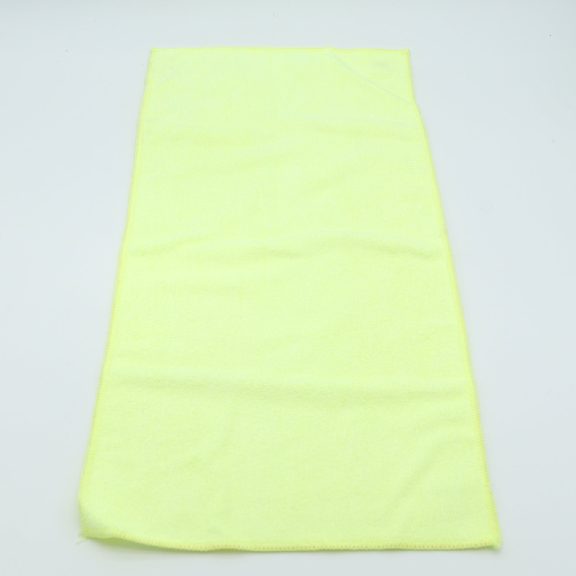 Light green fabric on a white background