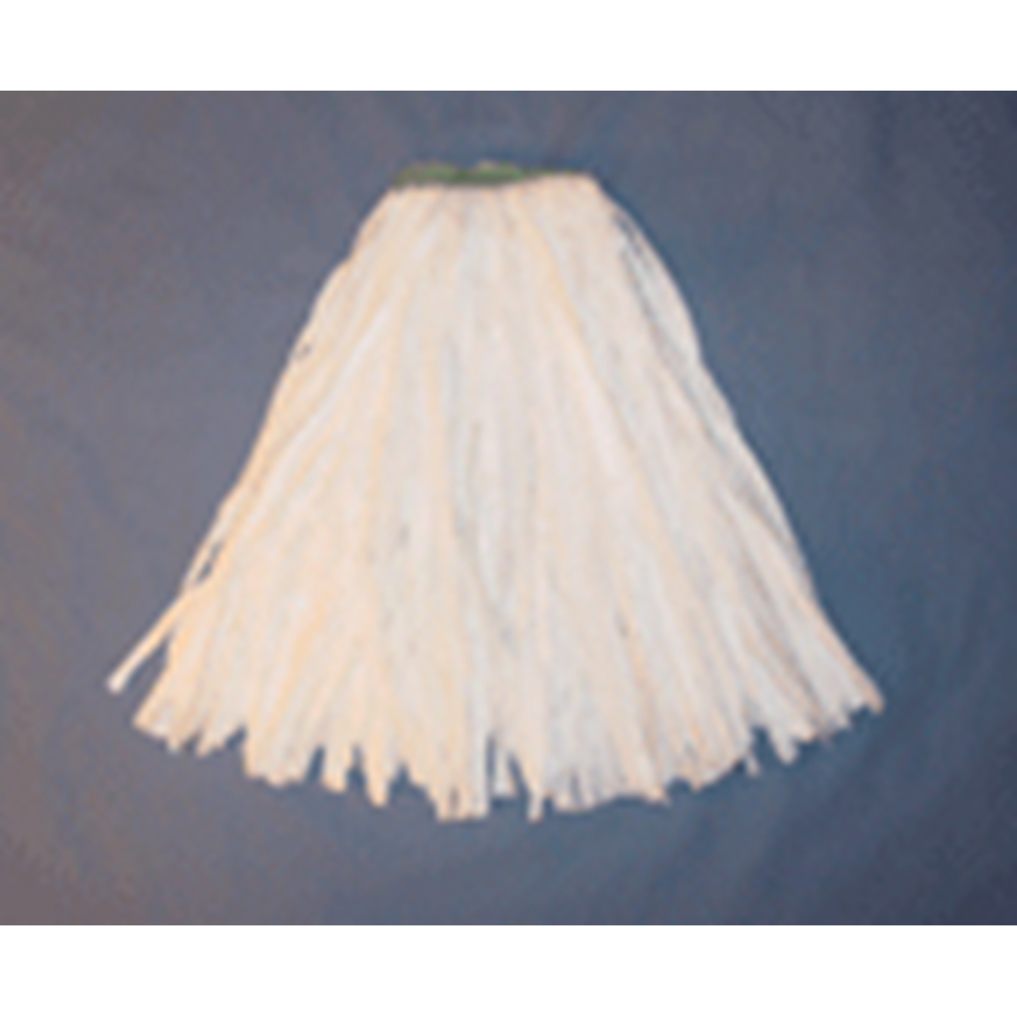 White disposable mop on a dark background