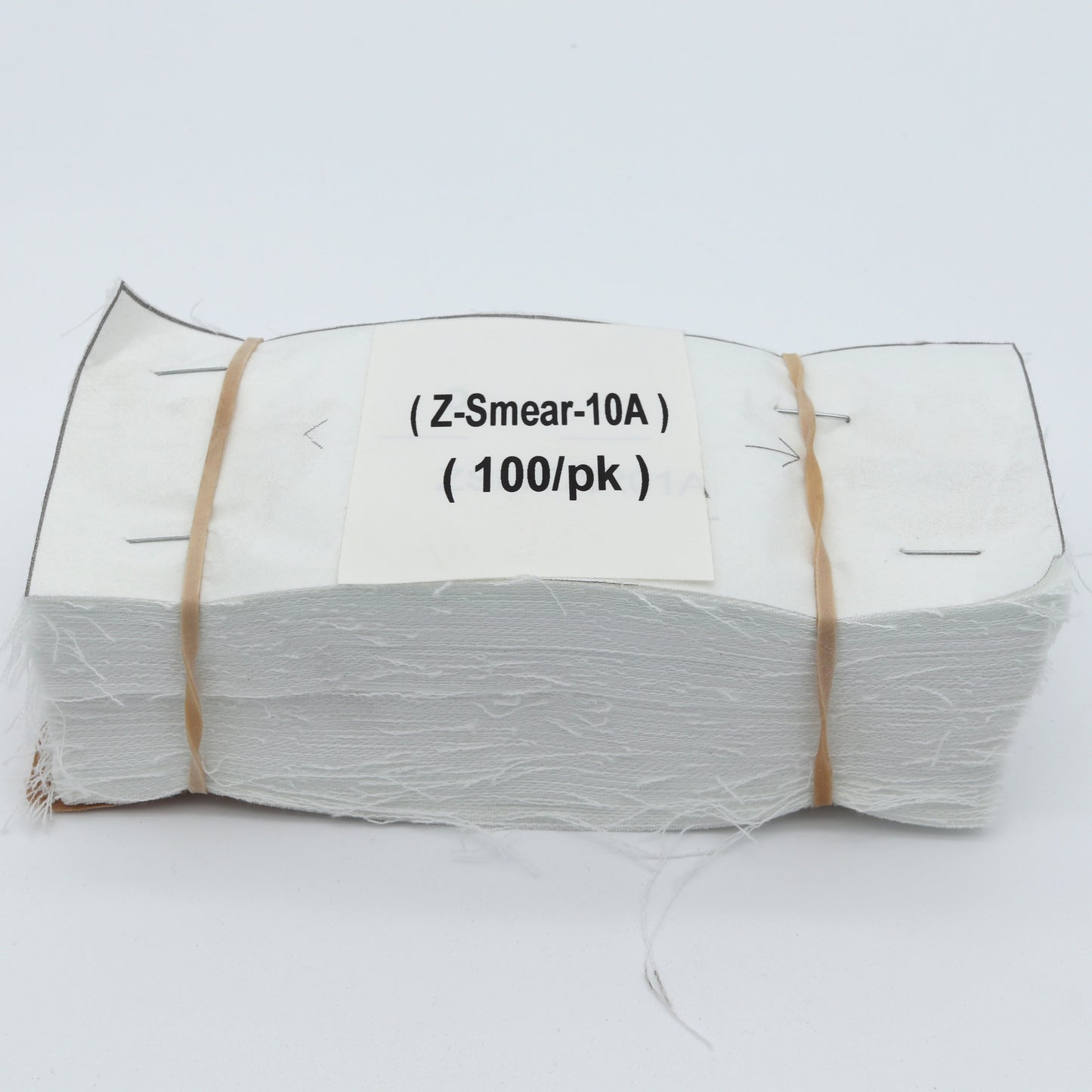 Packaged product labeled 'Z-S smear-10A 100/pk' on a white background