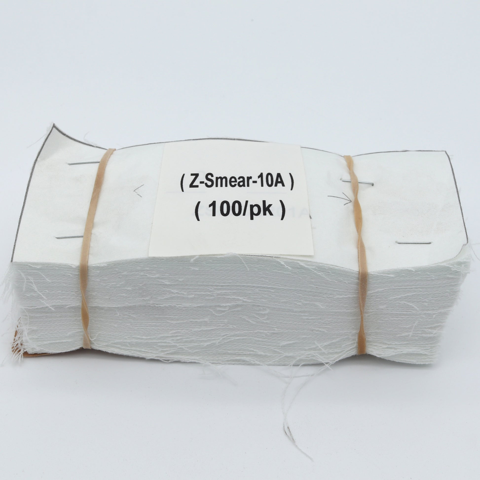 Packaged product labeled 'Z-S smear-10A 100/pk' on a white background